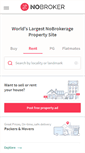 Mobile Screenshot of nobroker.in